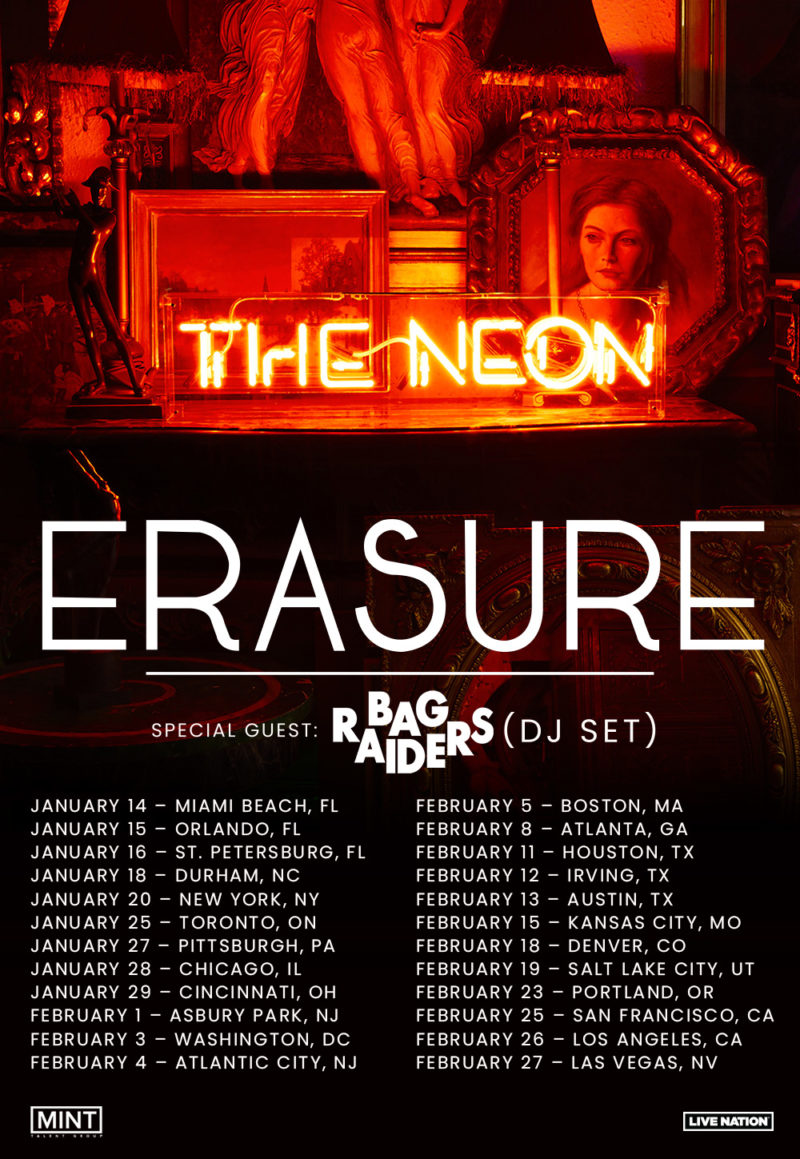 erasure the neon tour