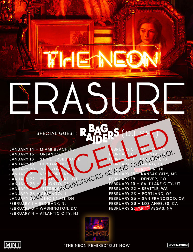 erasure the neon tour
